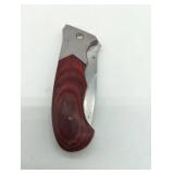 Pro Series Folding Pocket Knife with Wood Handle