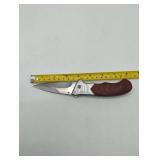 Pro Series Folding Pocket Knife with Wood Handle