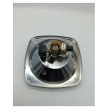 Chrome Square Gas Burner Head Assembly, looks never used.