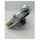 Chrome Square Gas Burner Head Assembly, looks never used.