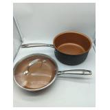 Gotham Pro Cookware Set of 2 with 1 Glass Lid