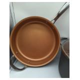 Gotham Pro Ceramic Cookware Set of 2 pots and 1 lid