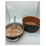 Gotham Pro Ceramic Cookware Set of 2 pots and 1 lid