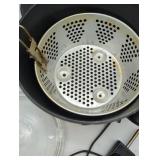 Presto Electric Deep Fryer with Temperature Control, turned on when tested.