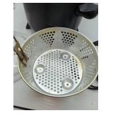 Presto Electric Deep Fryer with Temperature Control, turned on when tested.