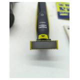 Self Care lot of 4: Braun Series 5513 Hair and Beard Trimmer Kit, Philips Norelco One Blade, Waterpik base & Set of Waterpiks, Philips Toothbrush charger base. 4 items in lot.