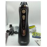 Self Care lot of 4: Braun Series 5513 Hair and Beard Trimmer Kit, Philips Norelco One Blade, Waterpik base & Set of Waterpiks, Philips Toothbrush charger base. 4 items in lot.