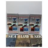 Military Aviation and WWII VHS Collection of 8 VHS, as is.