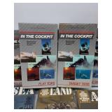 Military Aviation and WWII VHS Collection of 8 VHS, as is.