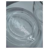 Clear Glass Mixing Bowls Set of 3, 4 Qt, 2.5 qt, 1.5 qt by Anchorware.