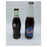 1996 Atlanta GA Olympics Coca-Cola Commemorative Bottle & Pepsi bottle 1900 version.