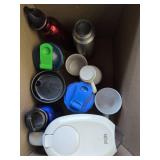 Lot of PUR Water Filter Pitcher, Shake Mixing cups, waterbottlwaterbottles & mugs. All used, as is condition, see images.