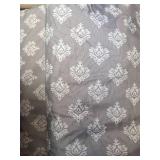 Mainstays Gray Damask King Size Sheet set, 108x102, used but appears in great minimally used condition.