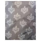Mainstays Gray Damask King Size Sheet set, 108x102, used but appears in great minimally used condition.