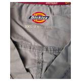 Dickies and Cherokee Medical Scrubs, 4 sets and 1 additional pant. All are 2XL shirts & XL pants. Sets appear in good condition. Burgandy set shows some stains, see images. As is, used.