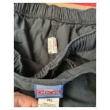 Dickies and Cherokee Medical Scrubs, 4 sets and 1 additional pant. All are 2XL shirts & XL pants. Sets appear in good condition. Burgandy set shows some stains, see images. As is, used.