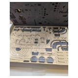 ROKR Marble Night City Mechanical Model Kit, partial assembly. Used, see images.