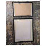 Two Certificate Degree picture Frames. See size on image glass fronts (covered for confidentiality). Used, as is.