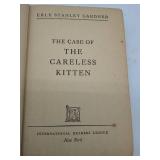 Erle Stanley Gardner Perry Mason Books - The Lonely Heiress & The Careless Kitten, vintage, antique condition, as is, see images.