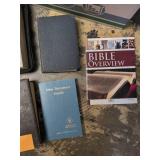 Religious Book Collection - Multiple Bible Editions, used, as is.