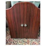 Dartboard with Cabinet and 3 Darts set - No Power Adapter