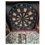 Dartboard with Cabinet and 3 Darts set - No Power Adapter