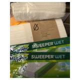 Swiffer Sweeper Wet & Dry, EZ Pro Mop, and Traditional Mop, and refills. See images, as is, used.