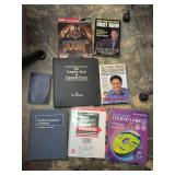 Mixed Book lot - Doom Gaming, Real Estate, Alcoholics Anonymous and Business forms. Used, see images, as is.