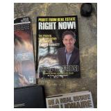 Mixed Book lot - Doom Gaming, Real Estate, Alcoholics Anonymous and Business forms. Used, see images, as is.