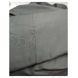Soft King Size Grey Sheet set, 1 fitted and 1 flat, Mainstays OEKO-TEX, used, in good condition.