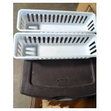 Sterilite 3 drawer organizer with 2 Plastic Baskets