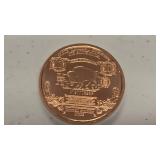 1oz 999 fine copper round $10 Banknote ArtBarMint design