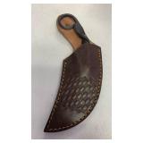 Handcrafted Fixed Blade Knife with Leather Sheath approx 7.5 inches gift idea