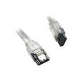 6 Inch Serial Ata Sata Ii 3.0 6gb/s Data Cable Metal Latch Silver ITR80