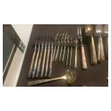 Prestige Plate Silver Plated Flatware Set with Serving Pieces 91 pieces total