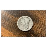 1924-S Mercury Dime US Silver Coin 90% Silver