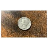 1937 Mercury Dime US Silver Coin 90% Silver