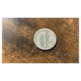1937 Mercury Dime US Silver Coin 90% Silver