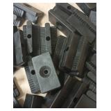 Black Plastic Machine Jaw Inserts - Bulk Lot