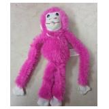 Plush Owl and Pink Monkey Toy Set