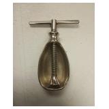 HMQ Silver Metal Nut Cracker Tool vintage