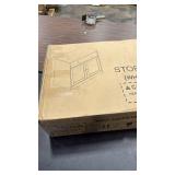 Storage cabinet (white) - Retail: $0