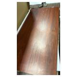 SpaceAid Washer Dryer Countertop, Laundry Wood Shelf Topper with Edge, 54\" Width x 27.5\" Depth Cover Guard Organizer for Washer and Dryer Laundry Hamper Counter Storage Organization (Brown Wood) - R