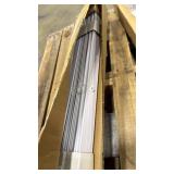 Cordless Aluminum Mini Blind - 56.5\" W x 60\" L - White, Premium Duty 1 Inch Metal Slats, Over 400 Custom Sizes Starting at 19.97, Durable, Waterproof Window Shades by Lumino - Retail: $0