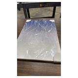 Geometric Ombre Wall Art Picture 16 x 24 Inch Painting on Canvas, Framed Wall Decoration Picture Artwork for Living Room Bedroom Decor, Modern Gradient Navy Blue - Retail: $0