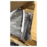 A ANLEOLIFE 8x4x2 FT Metal Raised Garden Bed, Tall Oval Galvanized Planter Box for Vegetables & Root Crops, Heavy Duty Deep Garden Bed, Quartz Grey - Retail: $0