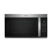 Whirlpool - 1.7 Cu. Ft. Over-the-Range Microwave with 1000-Watts Cooking Power - Stainless Steel (tested and works) - Retail: $399