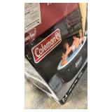 Coleman 71  x 26  Cali EnergySense AirJet 4 Brown Wicker Round Inflatable Hot Tub (missing pump) 2-4 person - Retail: $548