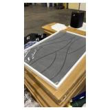 Stone Bath Mat Diatomaceous Earth Shower Mat Non-Slip Super Absorbent Diatomite Stone Bath Mats for Bathroom Floor Quick Drying Natural Easy to Clean(23.6