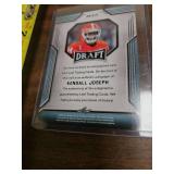2019 Leaf Draft Kendall Joseph Autographed Trading Card